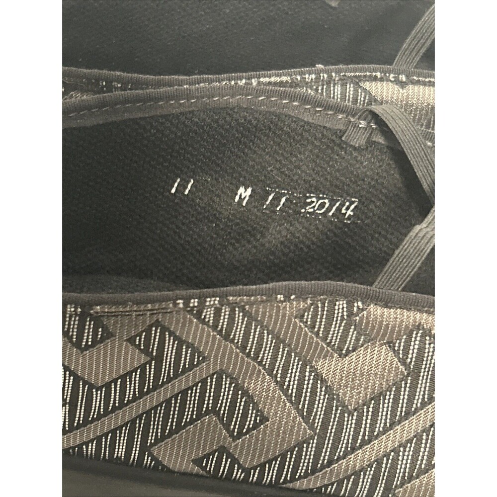 APROPOS Anthro Black/Silver Tuxedo Tapestry Ballet Flats Shoes Size 11 Lagenlook - Picture 3 of 8